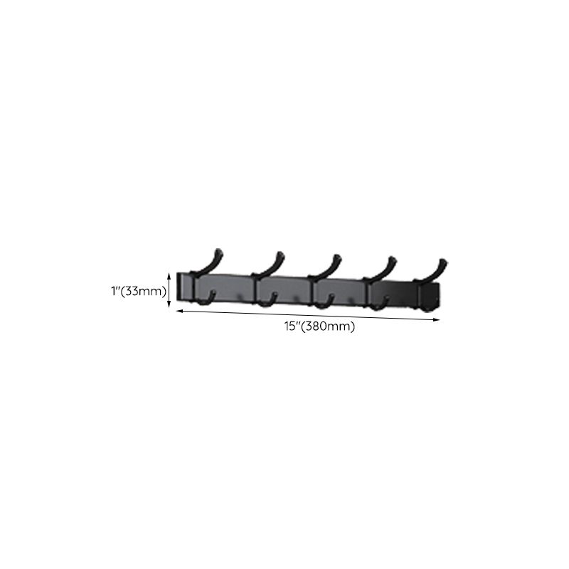 Traditional Aluminum Bathroom Accessories Set Black Bathroom Accessories Kit