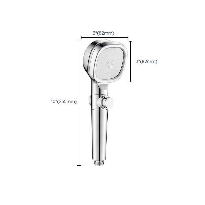 Shower Head Bathroom Square Controllable Brass Handheld Shower Head