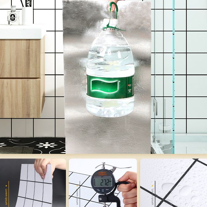 Modern mosaic tile for peeling and sticking for the bathroom backsplash