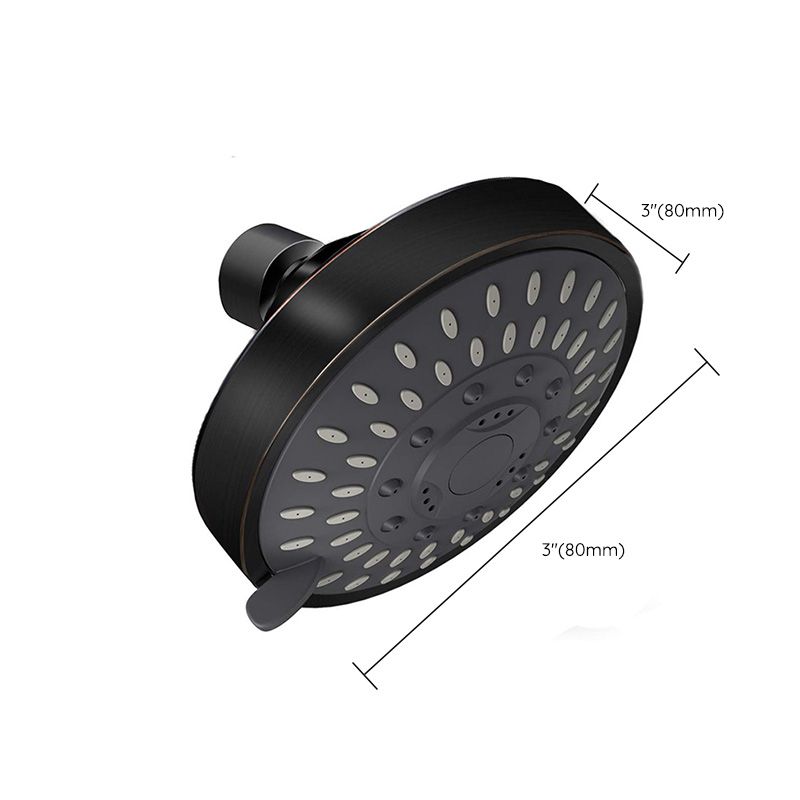 Round metal shower head Traditional adjustable spray pattern shower head