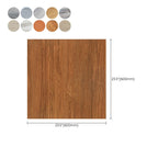 Modern PVC flooring Peel and Stick wood look embossed vinyl floor tiles