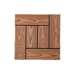 Rectangular constructed tiles Water resistant parquet flooring for balcony