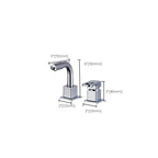 Chrome Bath Faucet Trim with Lever Handle Deck Mounted Bathtub Faucet