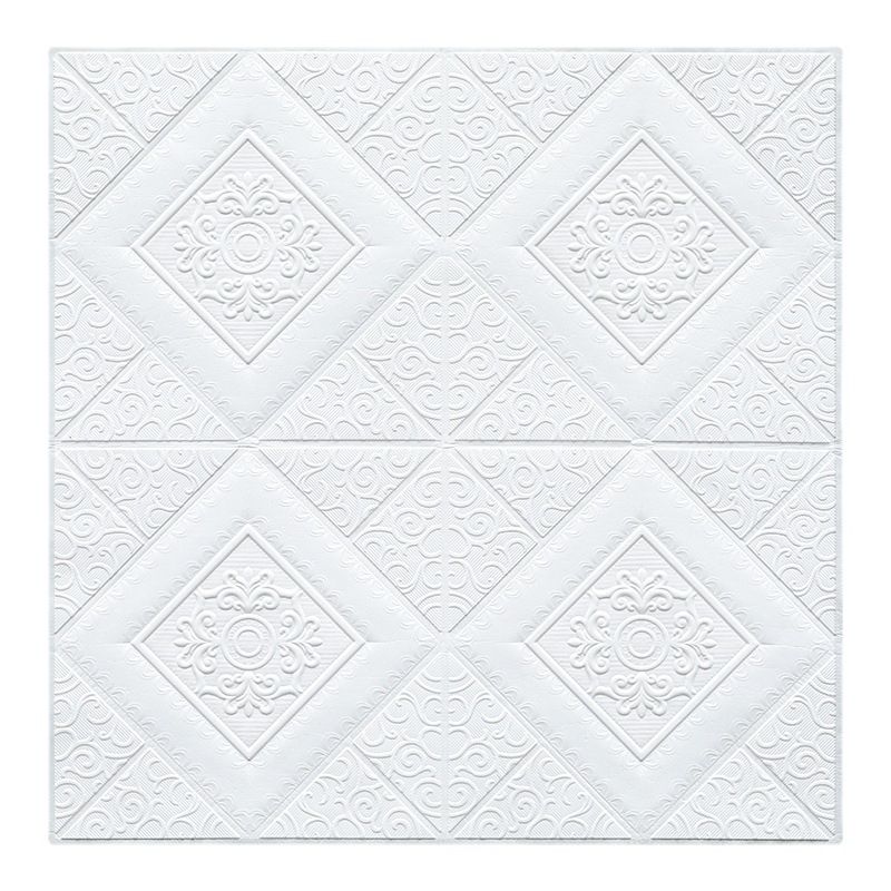 3D embossed interior wall covering Self-adhesive geometric texture wall covering