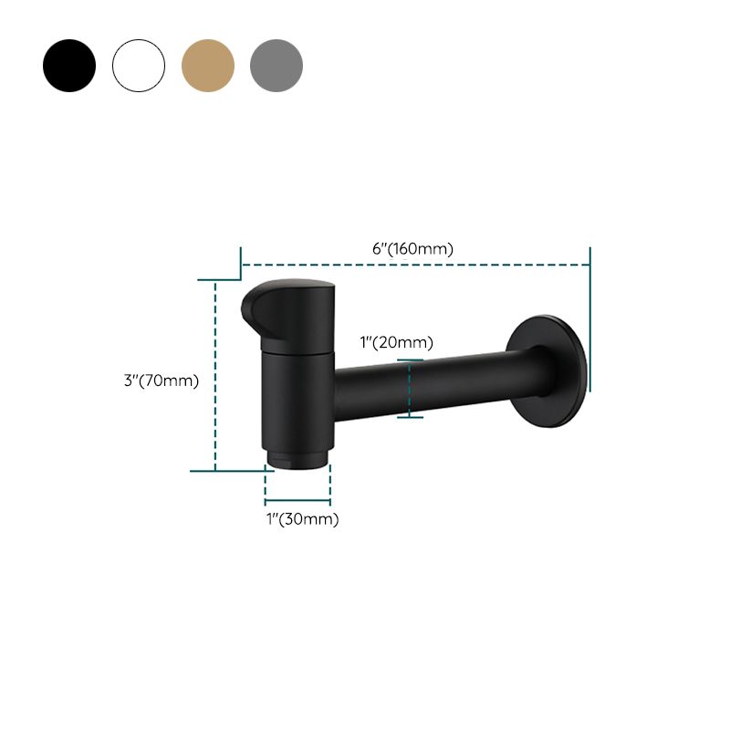 Widely used wall-mounted bathroom sink faucet cross handle low arch faucet