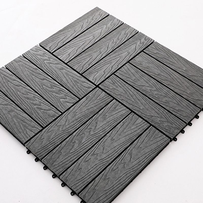 Floor Bullnose Click Lock Wire Brushed Wood Tiles