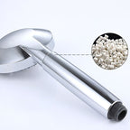 Silver Hand Shower 3 Jets Stainless Steel Wall-Mounted Shower Head