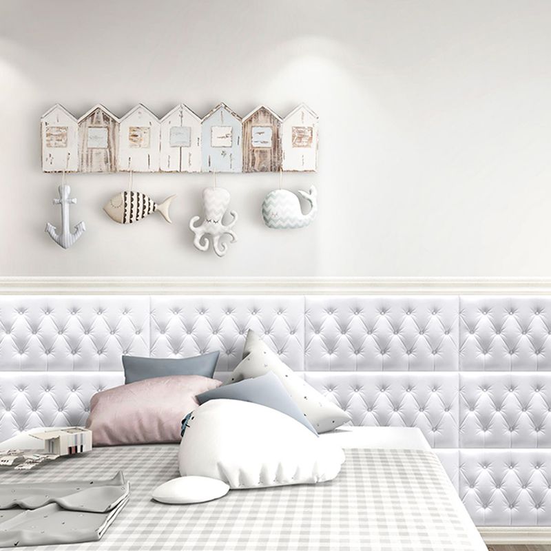 Contemporary Wall Panel Textured Wall Interior Waterproof Upholstered Panel
