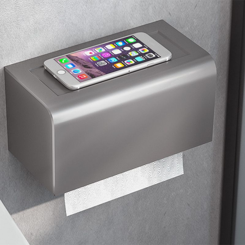 Modern Bathroom Accessory Set Towel Bar Paper Holder Gray Bathroom Accessory Set