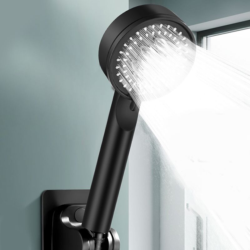 Modern Round Hand Shower Medium Flow 5 Spray Wall Mount Hand Shower