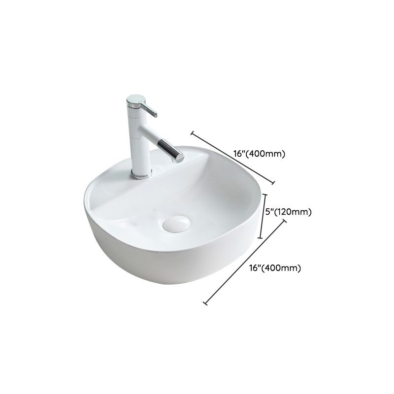 Porcelain Washbasin Modern Simple Wash Bowl Bathroom Sink