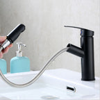 Contemporary Style Faucet Single Handle Basin Mixer Bathroom Faucet