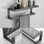 Gray Bathroom Accessory Set Modern Bathroom Accessories Hardware Set