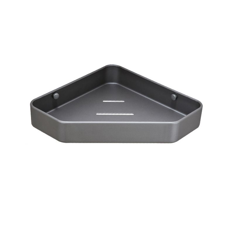 Modern Bathroom Accessory Set Matte Black/Grey Bathroom Shelf/Towel Holder & Paper Holder