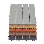 Modern Style WPC Flooring Corrosion Resistant Square Wood Floor