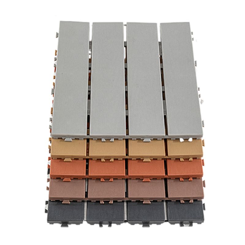 Modern Style WPC Flooring Corrosion Resistant Square Wood Floor