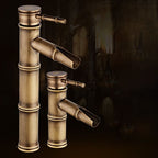 Lever Handle Vanity Faucet Country Low Arc Faucet Single Hole Basin Faucet