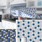 Square Peel and Stick Back Wall Modern Plastic Peel and Stick Back Wall