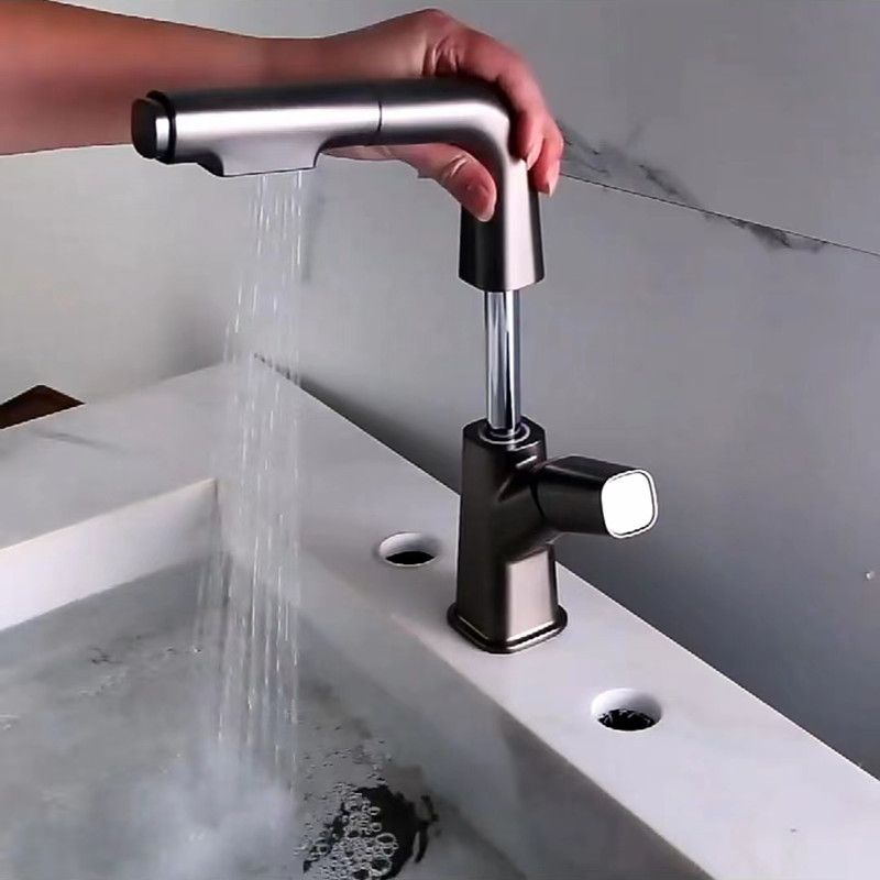 Single-Lever Faucet Contemporary Style Basin Faucet for Bathroom