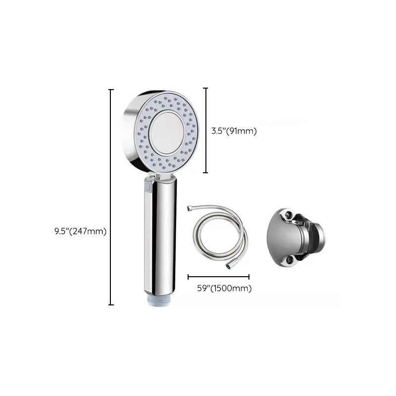 Modern Handheld Showerhead Plastic Wall Mounted Showerhead