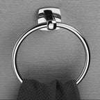 Polished Chrome Modernism Bathroom Accessory Set Bath Shelf / Towel Bar / Bathrobe Hook Included