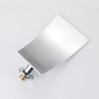 Modern Wall-Mounted Bathroom Faucet Low Arc Solid Brass Faucet