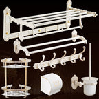 Traditional Bath Accessories Set White Bathroom Accessories Hardware Set