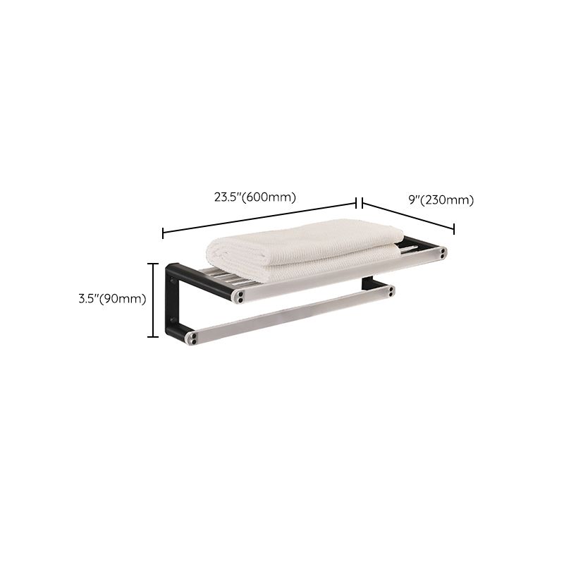 Metal and acrylic bathroom accessories as a single piece or in a set in black