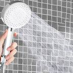Plastic Handheld Shower Head Round Handheld Shower Head with Adjustable Spray Pattern