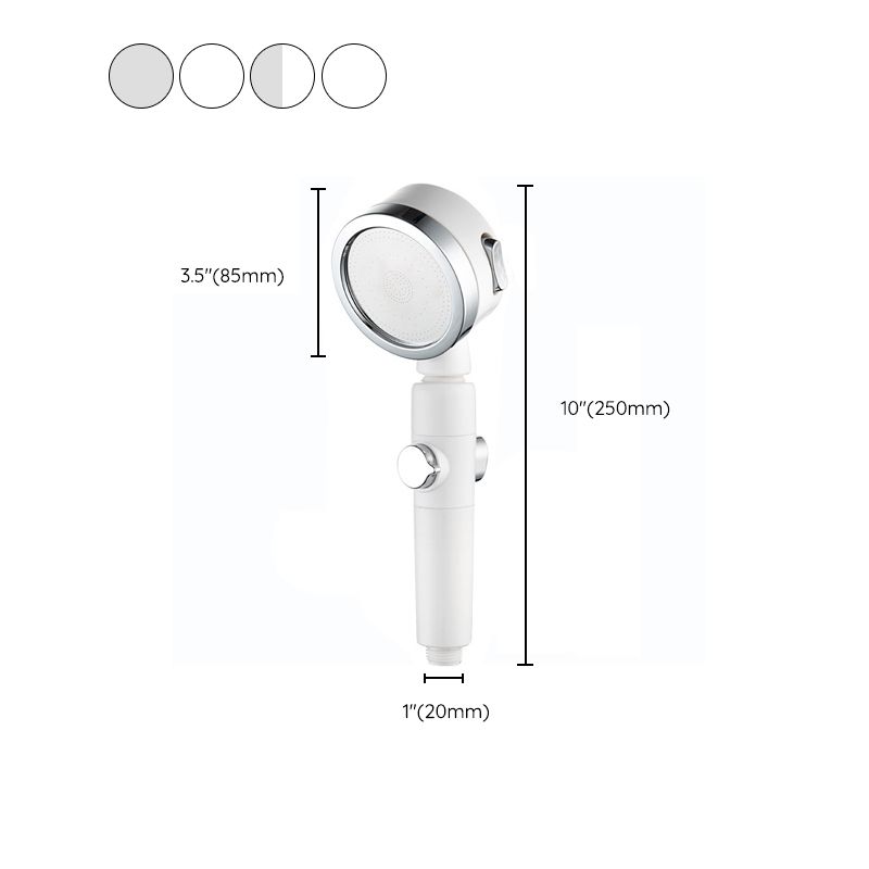 Contemporary Style Showerhead Metal Bathroom Handheld Shower