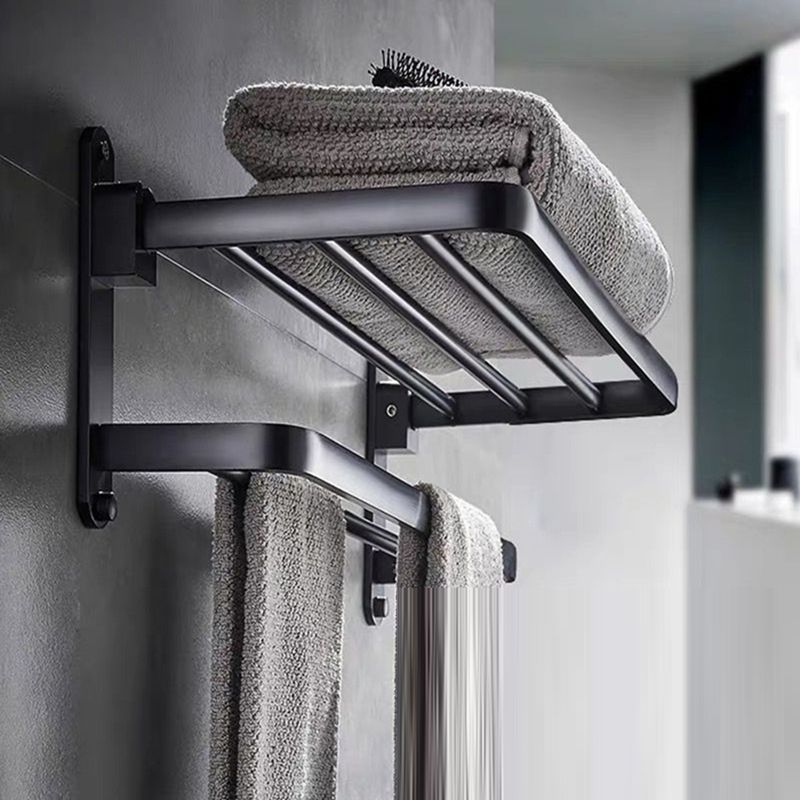 Modern Bathroom Accessory Set Black Soap Dish Bath Shelf Bathroom Set