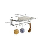 Polished Chrome Modern Bathroom Accessory Set Silver Towel Holder/Bath Shelf