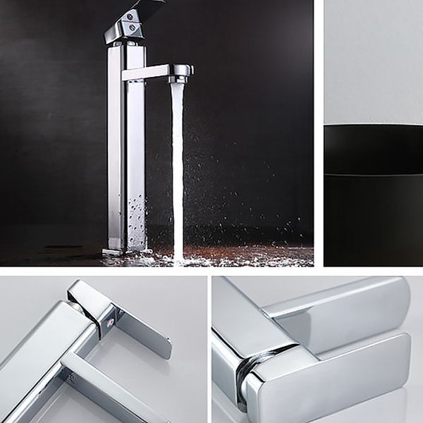 Glam Style Faucet Single Handle Basin Faucet for the Bathroom