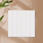 Solid color 3D embossed wall panel waterproof foam interior wall tile