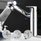 Glam Style Faucet Single Handle Basin Mixer with Waterfall Spout