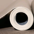 Plain plastic floor waterproof tiles with square edge