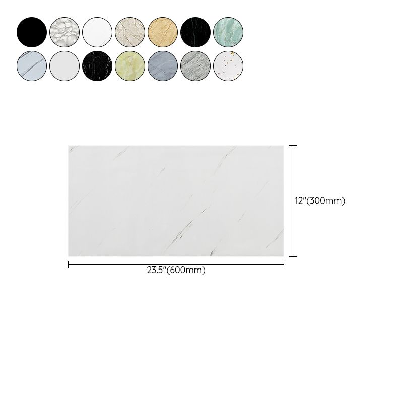 Modern Peel-and-Stick Wall Tile PVC Peel/Stick Wall Tile