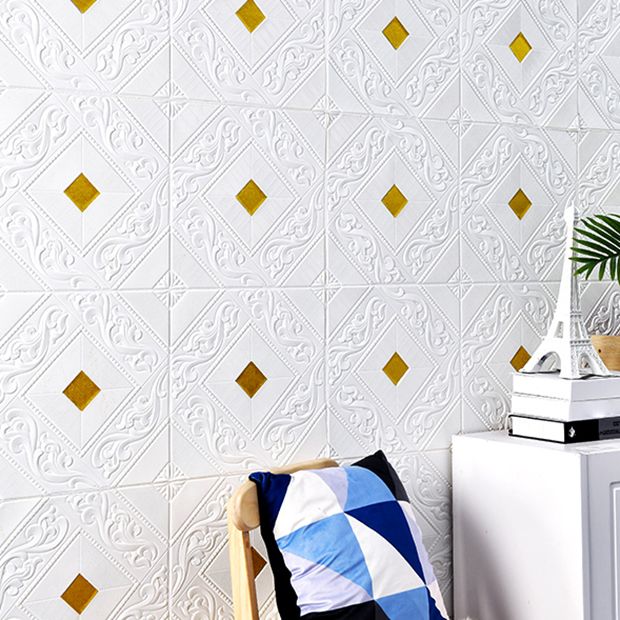 Modern Tin Backsplash Cover Three-Dimensional Printing Wall Ceiling Panel