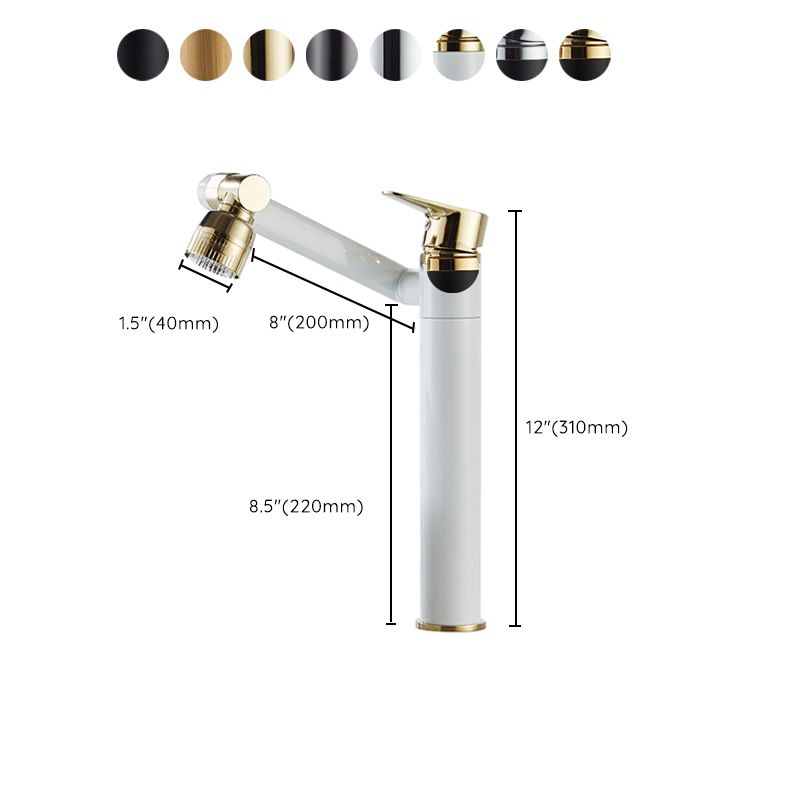 Bathroom faucet Glam Style Single lever mixer for bathroom