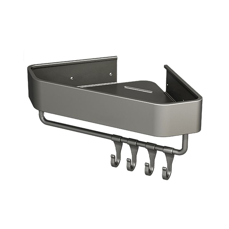Adhesive holder metal bathroom accessories single piece or in set with bathroom shelf