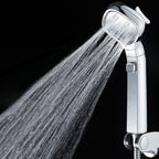 Modern Plastic Showerhead Wall-mounted Showerhead with Adjustable Water Flow