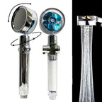 Contemporary handheld shower head with catalyst adjustable shower heads