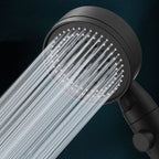 Contemporary Showerhead Combination Handheld Shower Plastic Wall Mount Round Showerhead