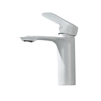 Bathroom Sink Faucet Lever Handle Brass Monochrome Bathroom Faucet