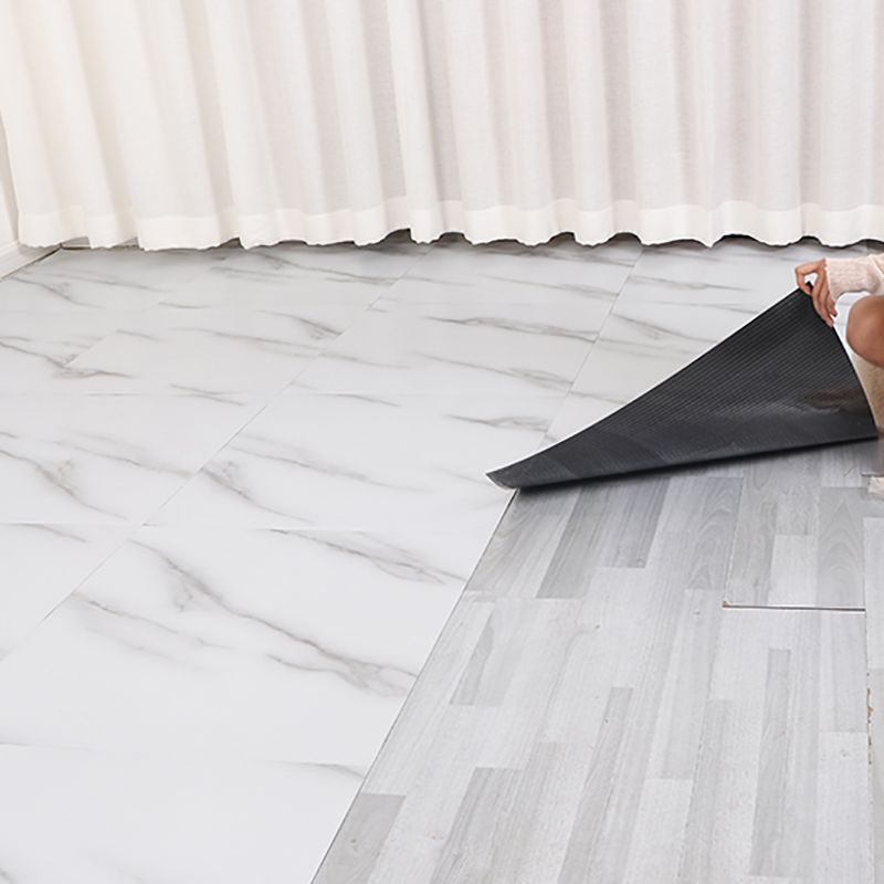 Indoor Vinyl Floor Peel and Stick PVC Marble Print Square Floor
