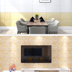 Modern Pearl Wall Bowls PVC Foam Wall Access Panel Peel and Stick Wall Tiles