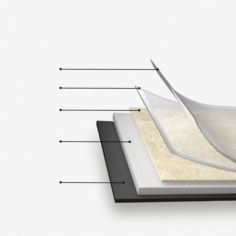 Peel and Stick PVC flooring Low Gloss stone look waterproof vinyl floor