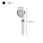 Showerhead 3-Stage Modern Round Plastic Water Filtration Hand Shower