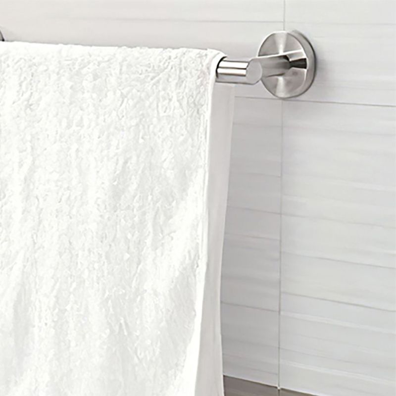 Metal Simple Bathroom Accessories as a Single Piece or in a Set in Silver