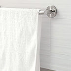 Metal Simple Bathroom Accessories as a Single Piece or in a Set in Silver